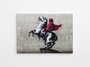 Wallity Lienzo Decorativo Banksy WY02 (70 x 100 cm)